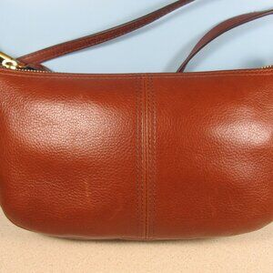 Fossil Jolie Baguette Brown Leather Old English Brass